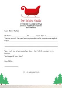 Letterina Di Babbo Natale Da Scaricare Gratis In PDF E Stampare - GBR