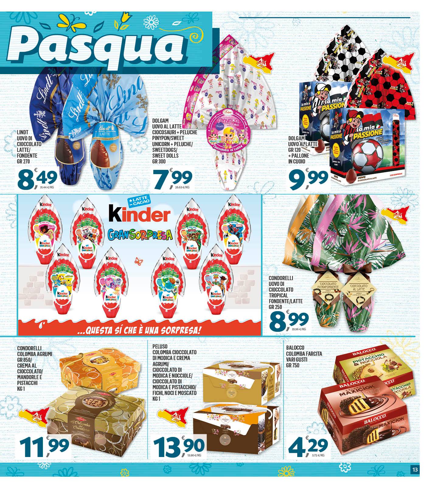 Uova Di Pasqua Super Più Supermercati 2021 Prezzi Offerte Gbr 3115