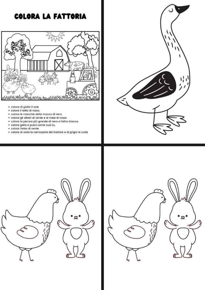101 Animali - Libro da colorare per bambini: Album da colorare per bambini e  bambine da 1 anni : Muso Press: : Libri