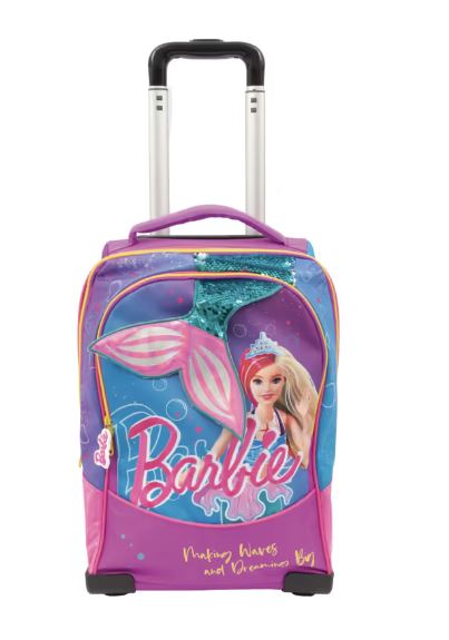 Astuccio Scuola con Zip, tema Barbie